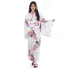 Japanese Kimono Yukata White XK12-MA